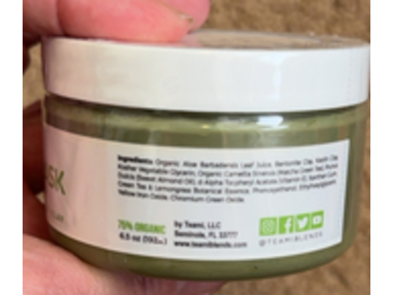 Teami Detox Mask, Green Tea, 6.5 oz/186 mL