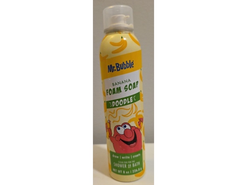 Mr. Bubble Doodle Foam Soap, Banana, 8 oz/ 226.8 g