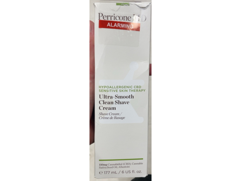Perricone MD Ultra Smooth Clean Shave Cream, 6 fl oz/177 mL