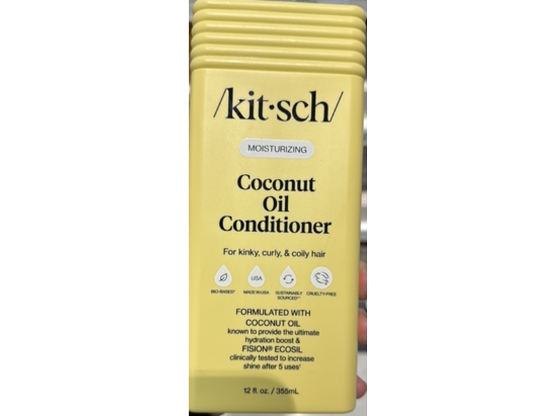 Kitsch Moisturizing Conditioner, Coconut Oil, 12 fl oz/355 mL