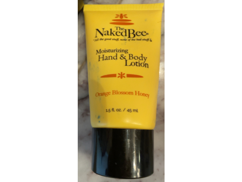 The Naked Bee Moisturizing Hand & Body Lotion, Orange Blossom Honey, 1.5 fl oz/45 mL