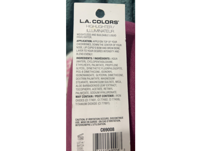 L.A. Colors Too Cheeky Highlighter, C69008 Outshine, 0.14 oz/4 g