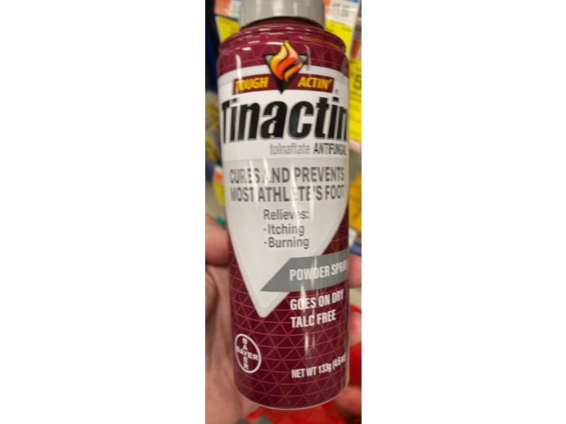 Tinactin Tolnaftate Antifungal Athlete's Foot Powder Spray, 4.6 oz/133 g