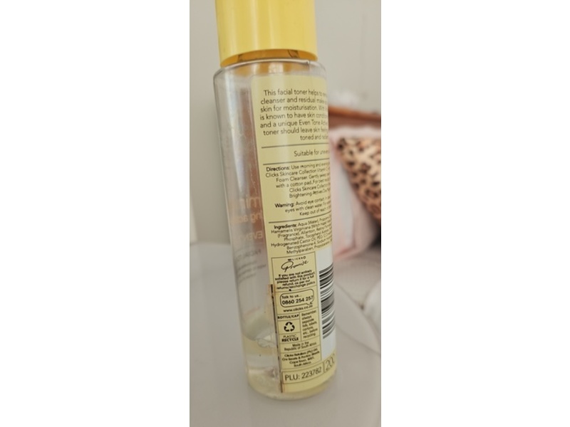 Clicks Skincare Collection Vitamin C Brightening Actives Facial Toner, 200 mL