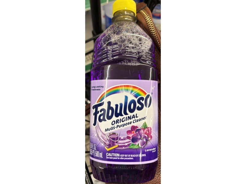 Fabuloso Original Multi-Purpose Cleaner, Lavender Scent, 16.9 fl oz/500 mL