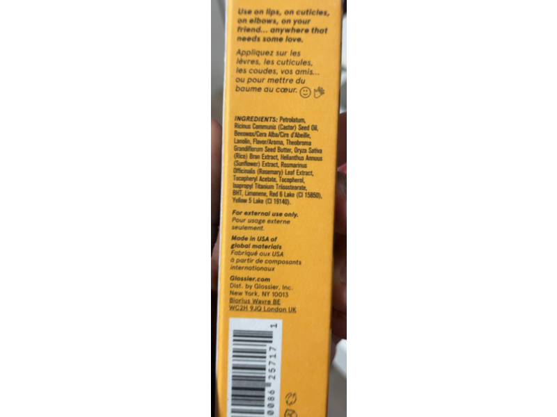 Glossier Balm Dotcom Universal Salve, Mango, 0.5 fl oz/15 mL