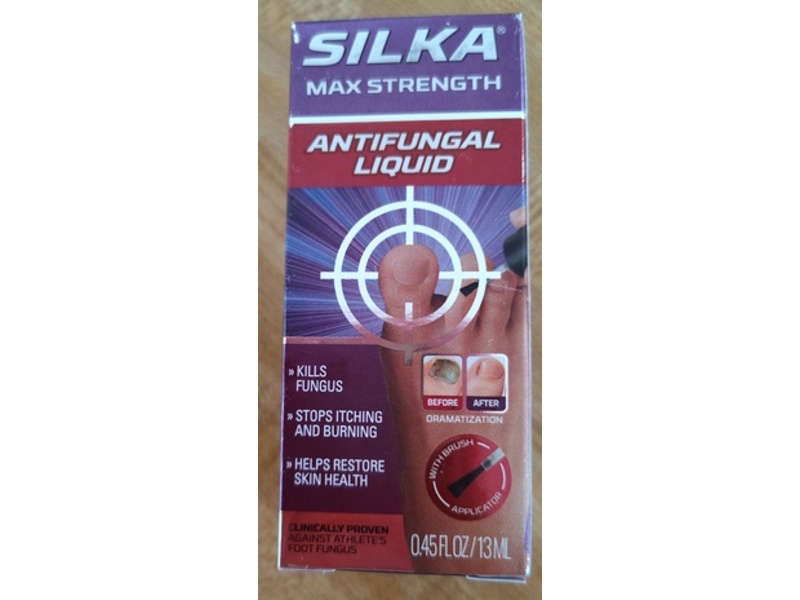 Silka Max Strength Antifungal Liquid, 0.45 fl oz/13 mL