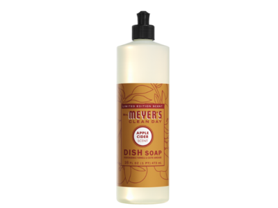 Mrs. Meyer's Clean Day Dish Soap, Apple Cider, 16 fl oz/473 mL