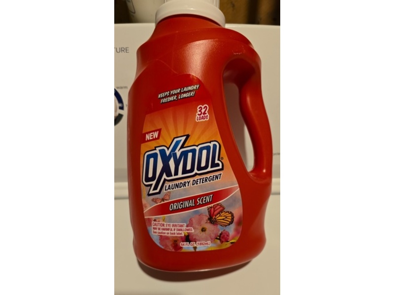 Oxydol Laundry Detergent, Original Scent, 32 Loads, 64 fl oz/1892 mL