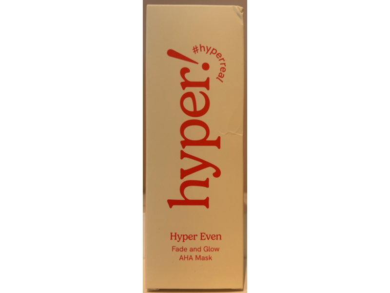 Hyper! Even Fade & Glow Aha Mask, 50 mL