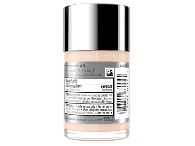 Neutrogena Shine Control Makeup Foundation, 20 Natural Ivory, SPF 20, 1 fl oz/30