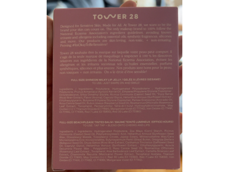 Tower 28 Cheek And Lips Duo Set, It's a Mauve-Ment