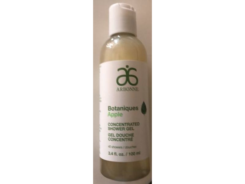 Arbone Botaniques Apple Concentrated Shower Gel, 3.4 fl oz/100 mL