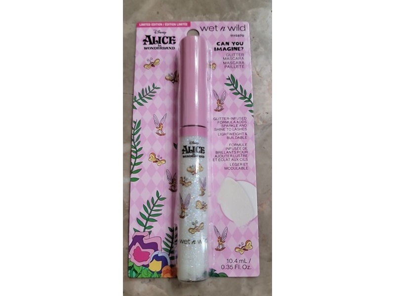 Wet N Wild Alice In Wonderland Can You Imagine? Glitter Mascara, White, 0.35 fl oz/10.4 mL