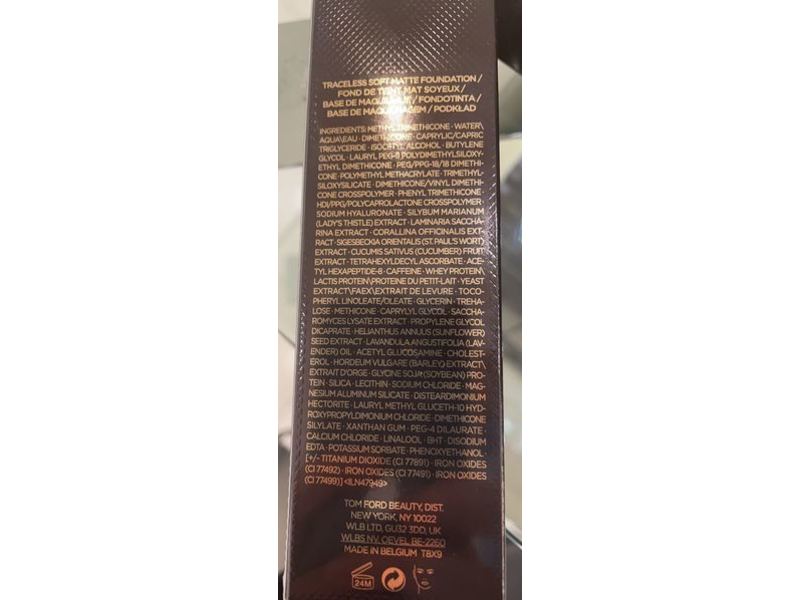 Tom Ford Traceless Soft Matte Foundation, 0.5 Porcelain, 1 fl oz/30 mL