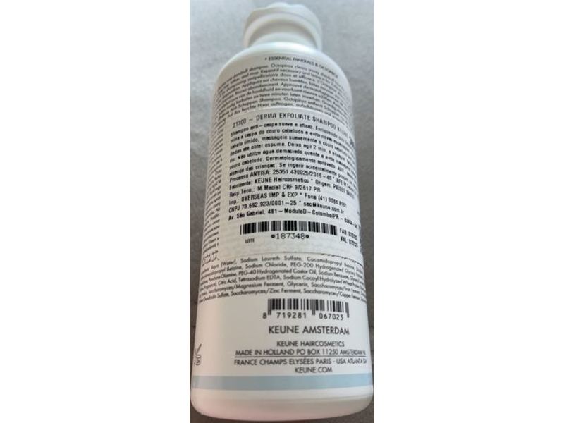 Keune Care line Derma Exfoliate Shampoo, 10.0 fl oz/300ml