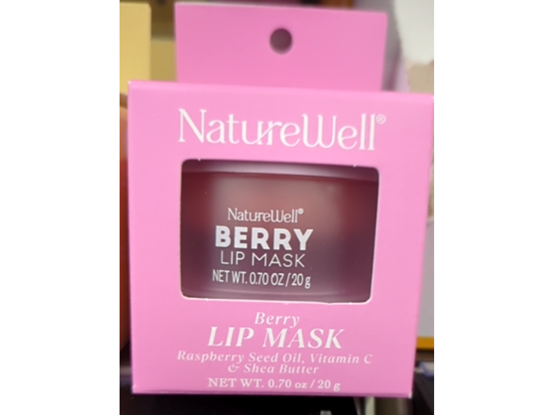 Nature Well Lip Mask, Berry, 0.70 oz/20 g