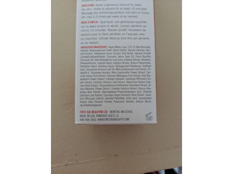 Fab First Aid Beauty Arnica Relief & Rescue Mask, 3.4 oz/96.4 g