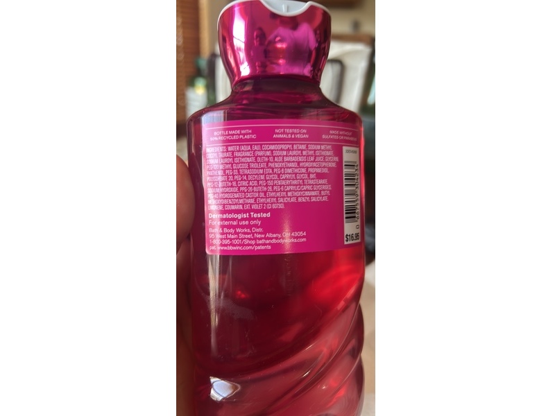 Bath & Body Works Perfect In Pink Body Wash, Pro-Vitamin B5 + Aloe, 10 fl oz/295 mL
