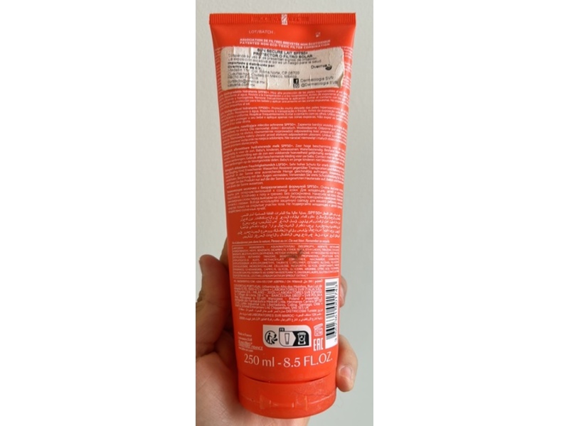 Svr Sun Secure Milk, SPF50+, 8.5 fl oz/250 mL