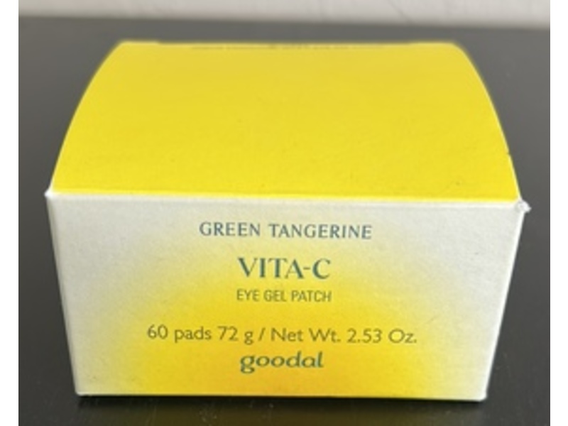 Goodal Green Tangerine Eye Gel Patch, Vita-C, 2.53 oz/72 g, 60 Count