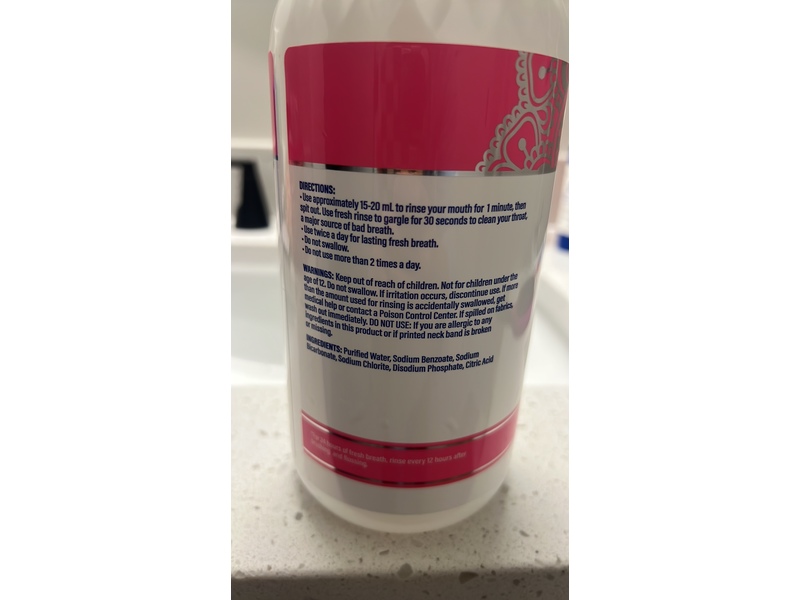 GuruNanda Vita Breath Oral Rinse, Unflavored Unsweetened, 32 fl oz/946 mL