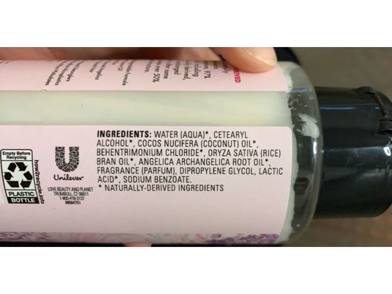 Love Beauty & Planet Conditioner, Moisture & Bounce, Rice Oil & Angelica Essence, 13.5 fl oz/400 mL