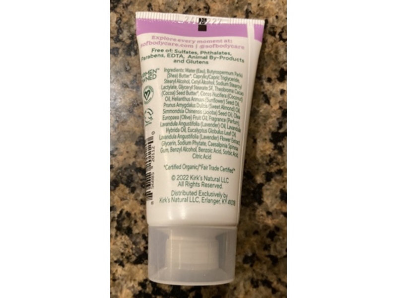 South Of France Moisturizing Hand & Body Cream, Lavender Fields, 1 fl oz/30 mL