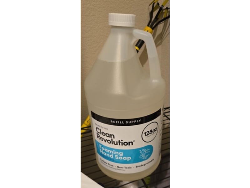 Clean Revolution Foaming Hand Soap, Spring Air,128 fl oz