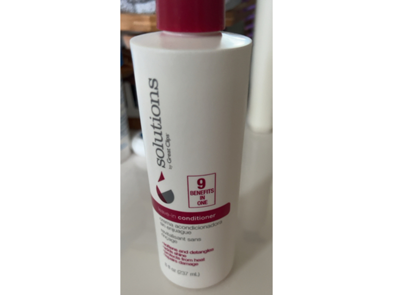 Great Clips Solutions Leave-In-Conditioner, 8 fl oz/237 mL