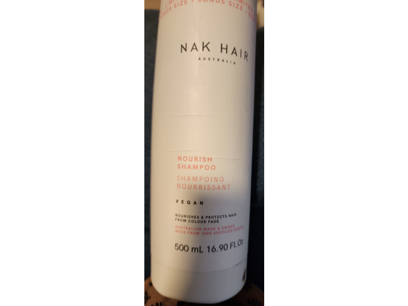 Nak Hair Nourish Shampoo, 16.90 fl oz/500 mL