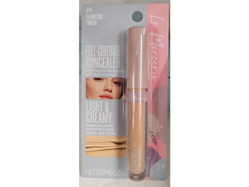 Le Mercerie Flawless Finish Full-Coverage Concealer, 114, 0.07 fl oz/2.2 mL