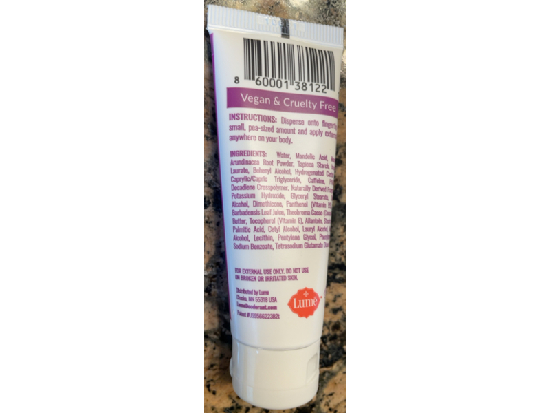 Lume Whole Body Deodorant, Jasmine Rose, 0.75 oz/22 g