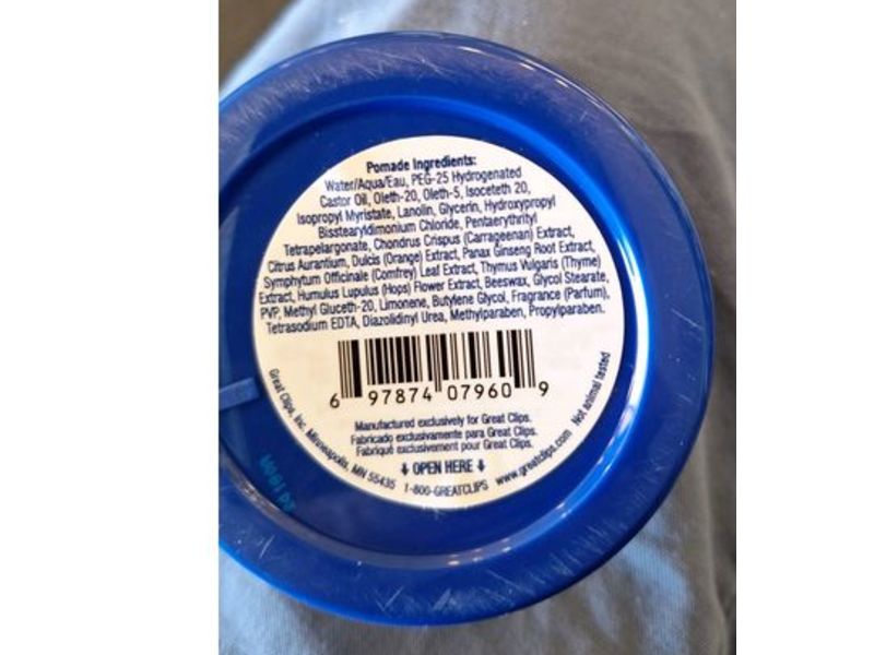 Great Clips Pomade, Lanolin & Hops, 2 oz/57 g