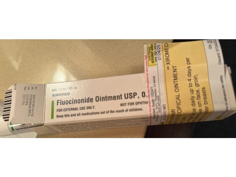 Fluocinonide Ointment 0.05%, 30 g, Xiromed (Rx)