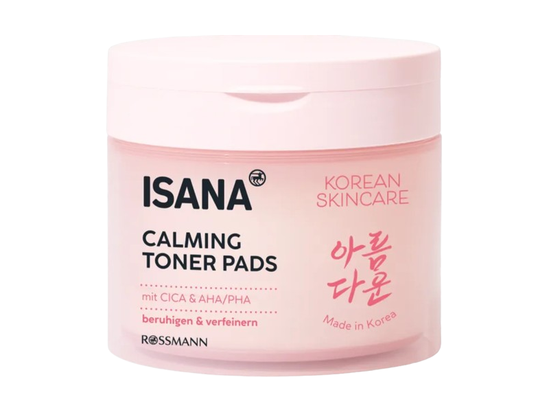 Rossmann Isana Calming Toner Pads, 157 mL, 60 Count