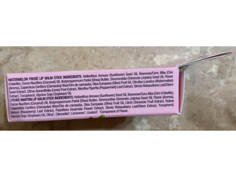 EOS Super Soft Shea Lip Balm, Watermelon + Lychee, 0.14 oz/4 g