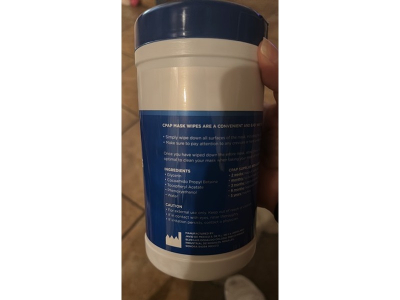 Cpaphero Mask Wipes, Unscented, 110 Count
