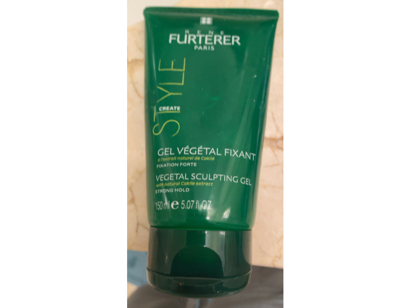 Rene Furterer Style Vegetal Sculpting Gel Natural Cakile Extract, 5.07 fl oz/150 mL