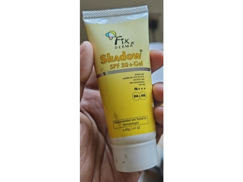 Fixderma Shadow Sunscreen Gel, SPF 50+ PA++++, 1.41 oz/40 g