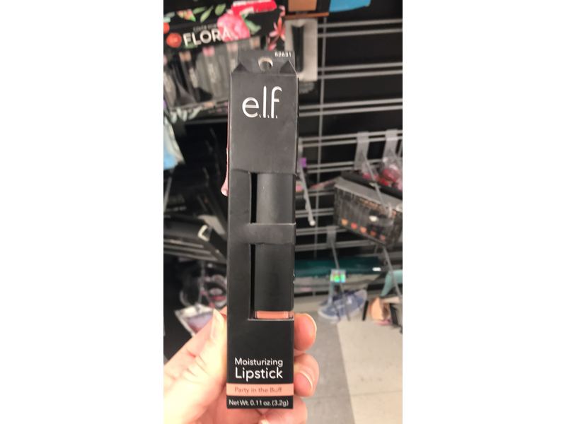 E.l.f. Moisturizing Lipstick Party in The Buff, 0.11 Ounce