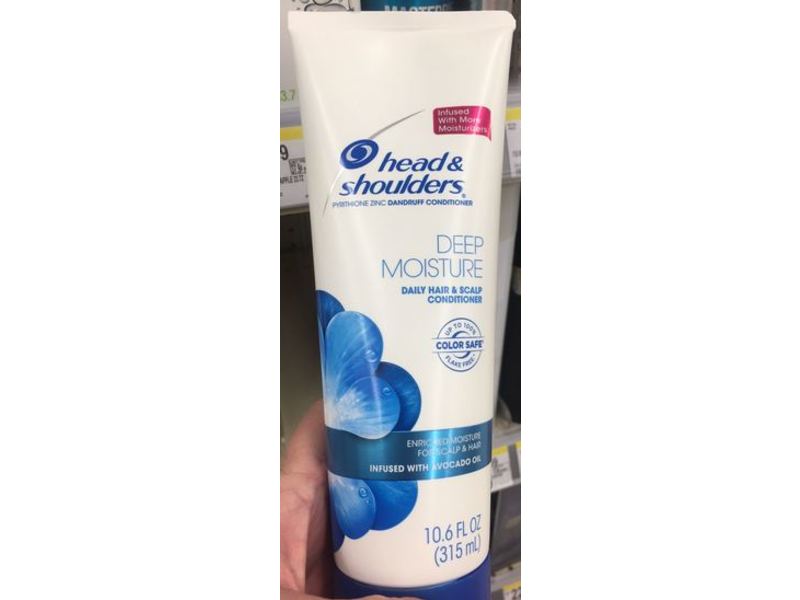 Head & Shoulders Deep Moisture Dandruff Conditioner, Avocado Oil, 10.6 fl oz/315 mL