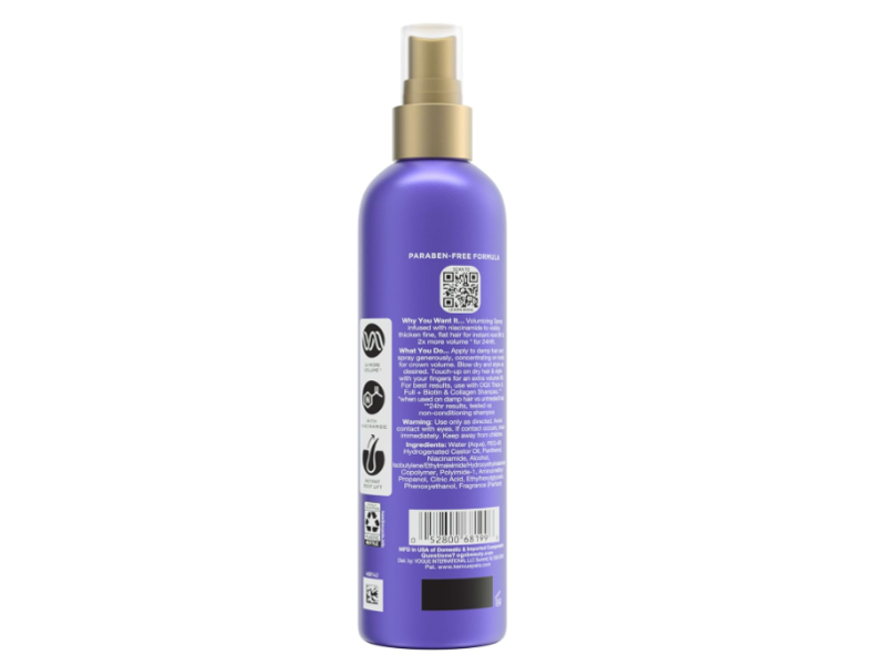 Ogx Volumizing Spray, Niacinamide+, 7.9 fl oz/233 mL