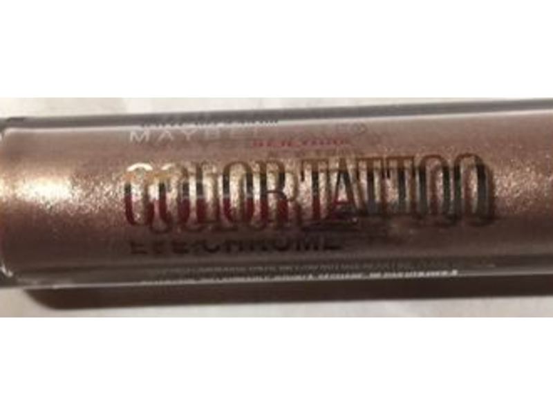 Maybelline Color Tattoo Eye Chrome Shadow, 510 Beige Luster, 0.11 oz