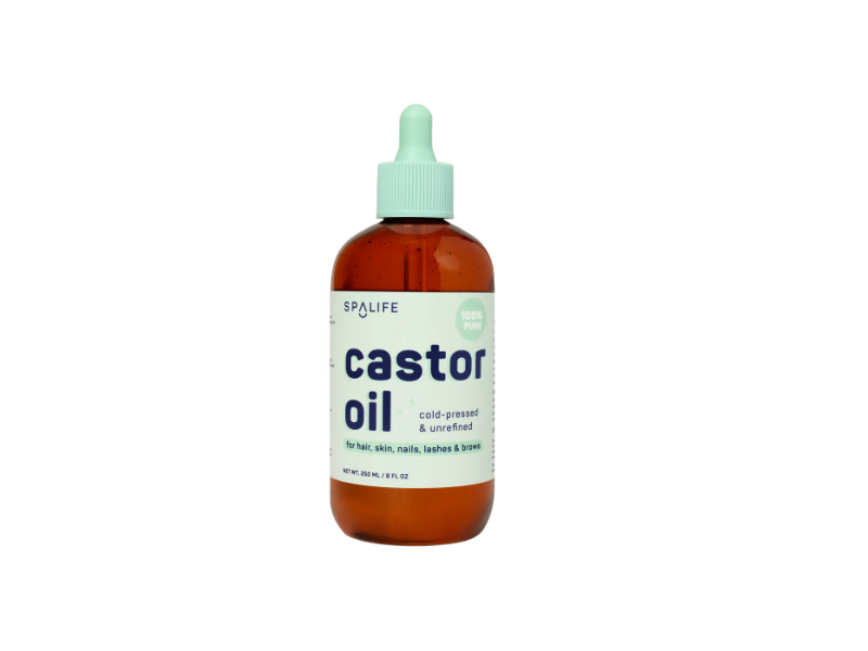 Spalife Castor Oil, Mint, 8 fl oz/250 mL