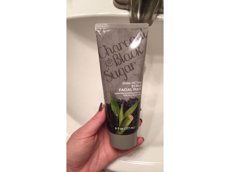 Charcoal And Black Sugar Dual Action Scrub Facial Mask Ingredients and
