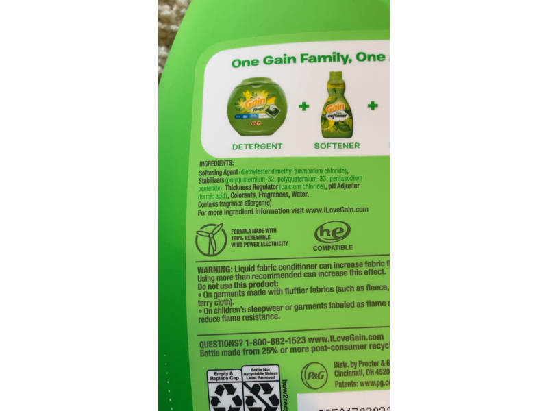 Gain Ultra Fabric Softener, Original, 48 Loads, 35 fl oz 1.05 L