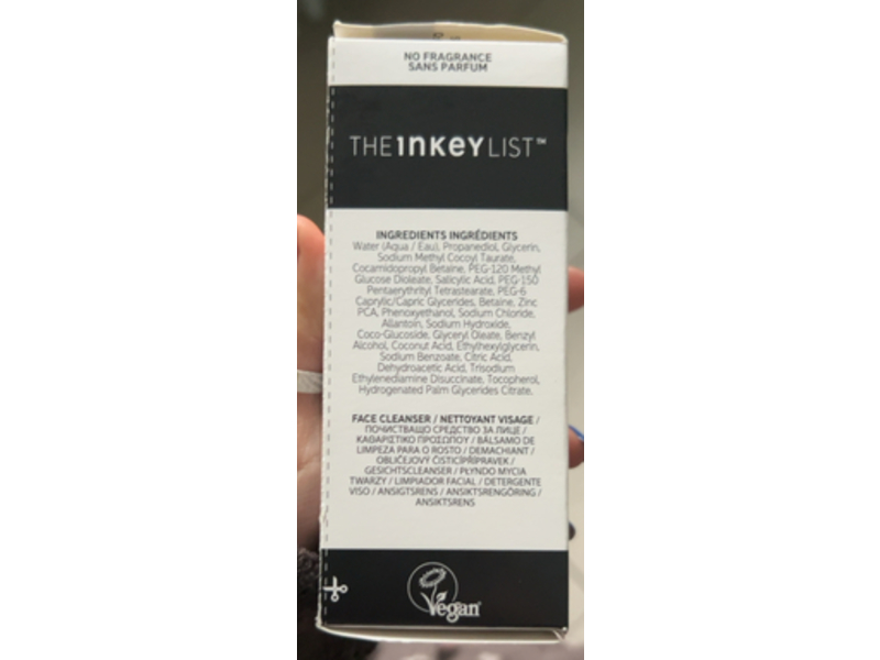 The Inkey List Face Cleanser, Salicylic Acid, 5.0 fl oz/150 mL