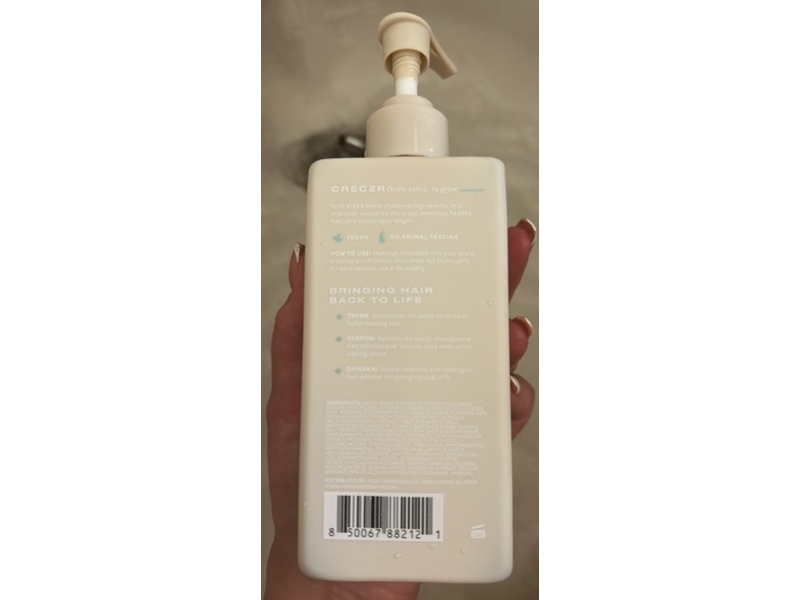 Vida Crecer Shampoo, 10 fl oz/300 mL