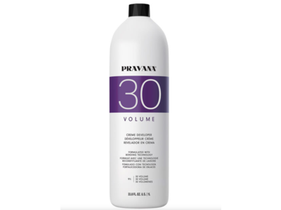 Pravana Creme Developer, 30 Volume 9%, 33.8 fl oz/1 L